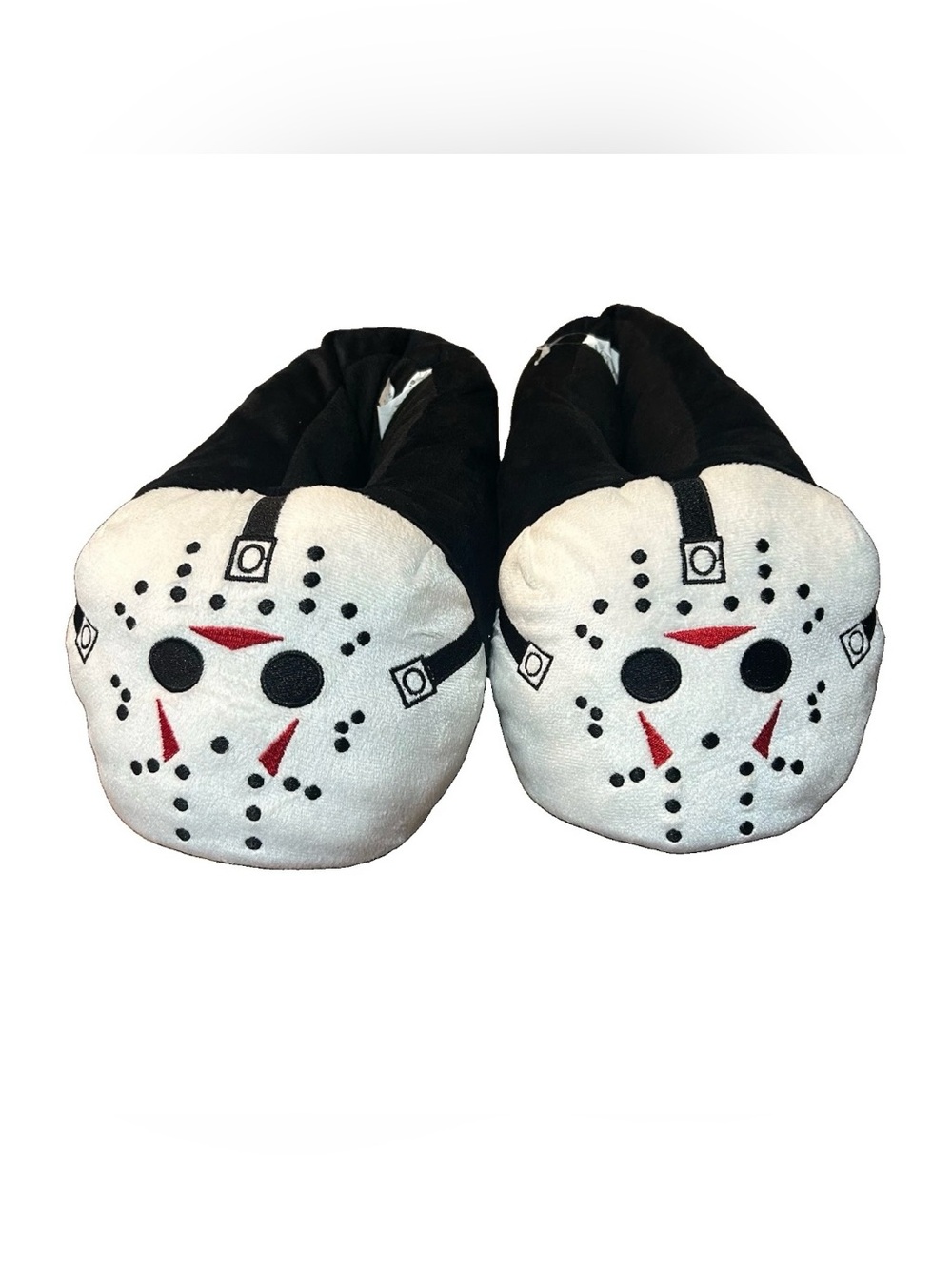 Jason Voorhees Plush Slippers NWT Unisex M8/9 W10/11 Halloween Horror Character